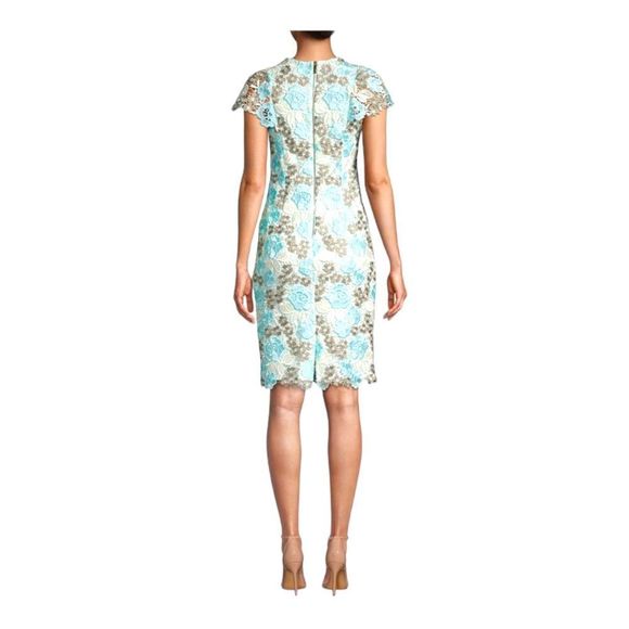 Calvin Klein Floral Lace Dress 12 - Picture 2 of 16